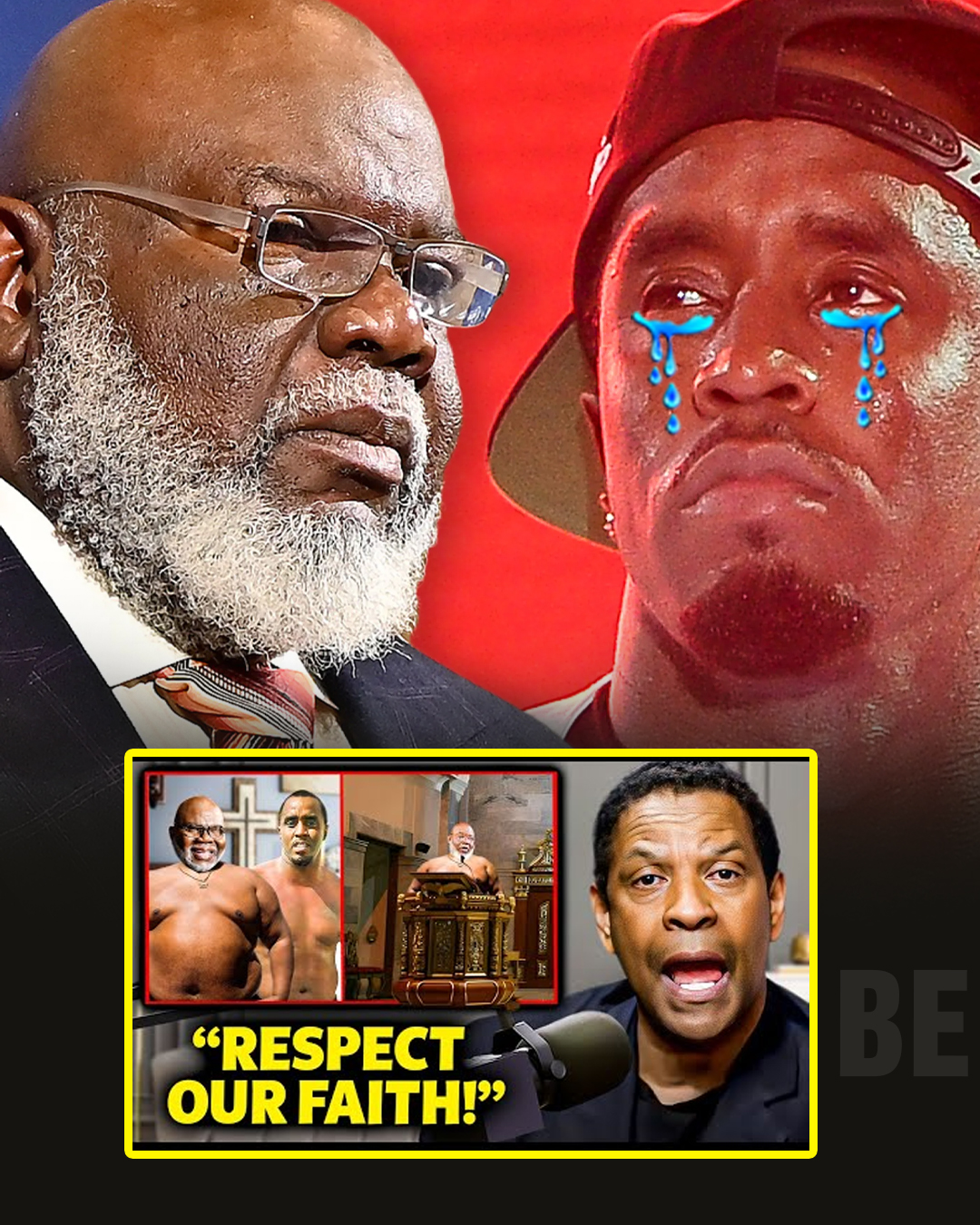 Denzel Washington Sends SHOCKING Message to T.D Jakes And Diddy