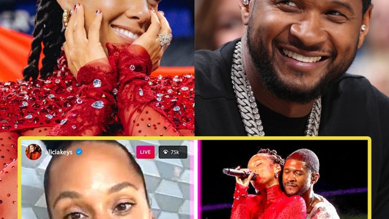 (VIDEO) Alicia Keys Finally BREAKS SILENCE On Usher Touching Her In Super Bowl Halftime Performance