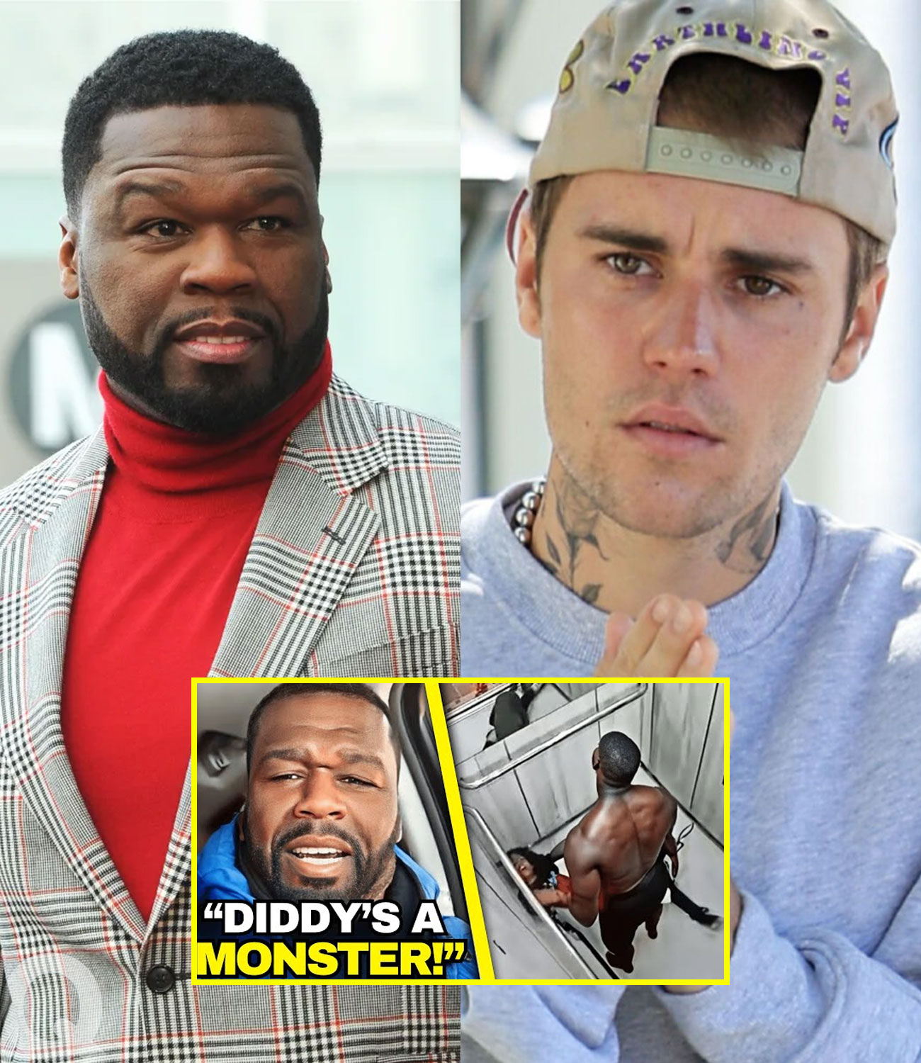 50 Cent Just Revealed How Diddy Abused Cassy and Justin Bieber In Exclusive Video