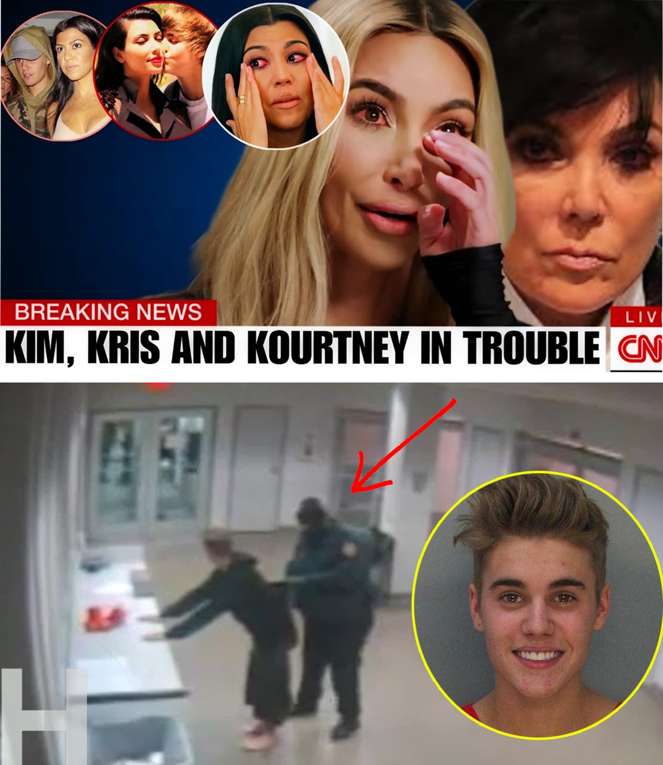 Kourtney, Kim K And Kris IN BIG TROUBLE After Justin Bieber FBI Video FOOTAGE Released