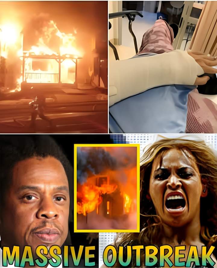 Queen B angrily Set his Mansion on FIRE after discovering she wouldn’t get any property from divorce